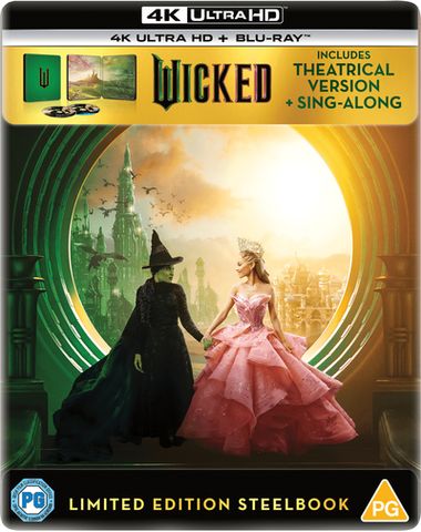 Wicked (PG) 2024 4K UHD+BR Steelbook - CeX (UK): - Buy, Sell, Donate